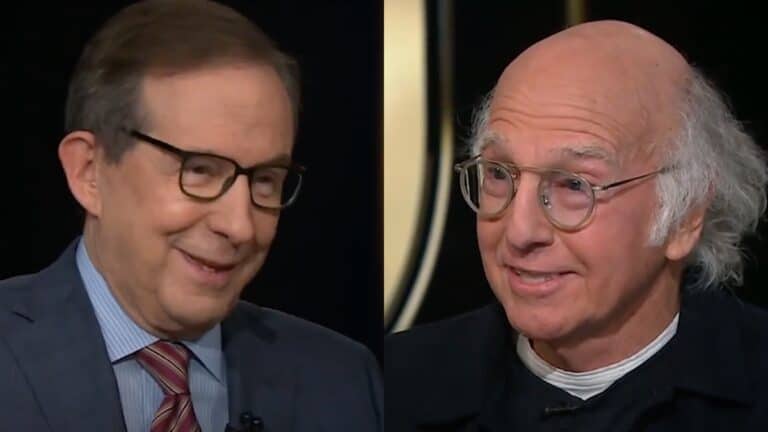 Chris Wallace and Larry David