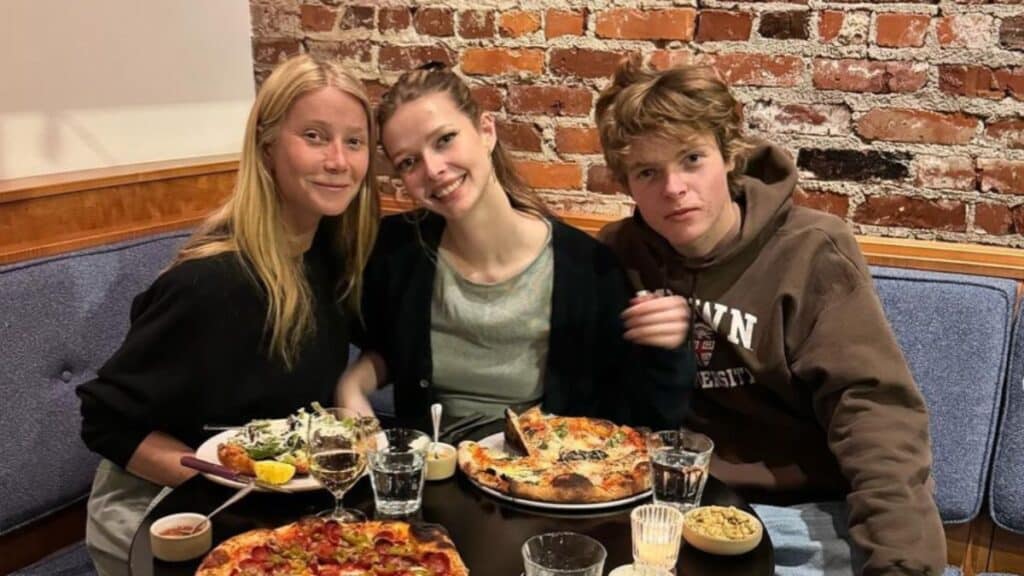 Gwyneth Paltrow Spends Easter Weekend With Her Two Children and Prepares To Send Them Off to College Gwyneth Paltrow and children