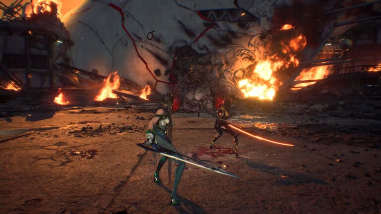 How To Defeat The Brute and What Happens if You Do in Stellar Blade: Prologue Boss Guide The Brute boss faces both Eve and Tachy in Stellar Blade.