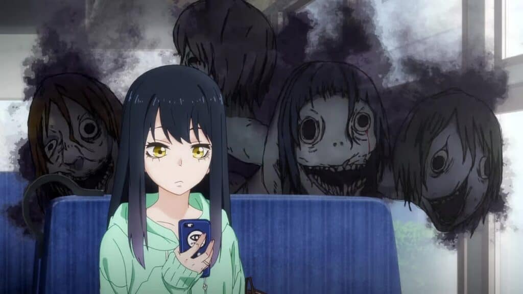 Mieruko-Chan Returns, but to Kindergarten in the Anime Kaya-Chan Wa Kowakunai Kaya-chan wa Kowakunai manga