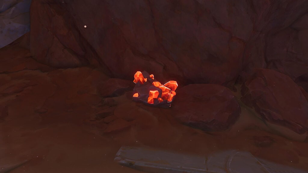 A Trishiraite crystal, as showcased in Genshin Impact.