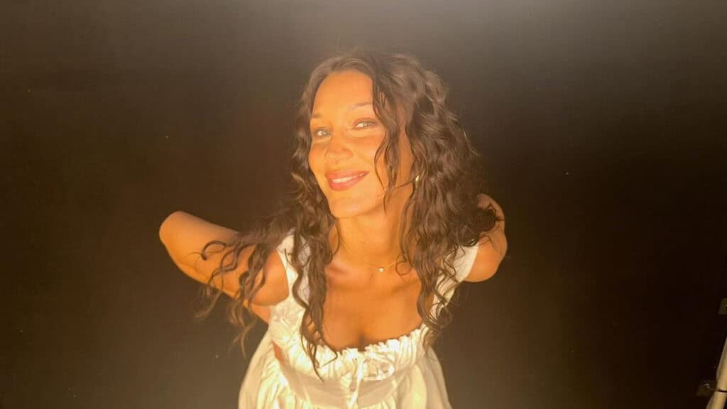 Bella Hadid sheer dress, Bella Hadid braless