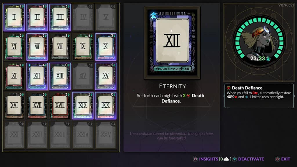 The Eternity card.