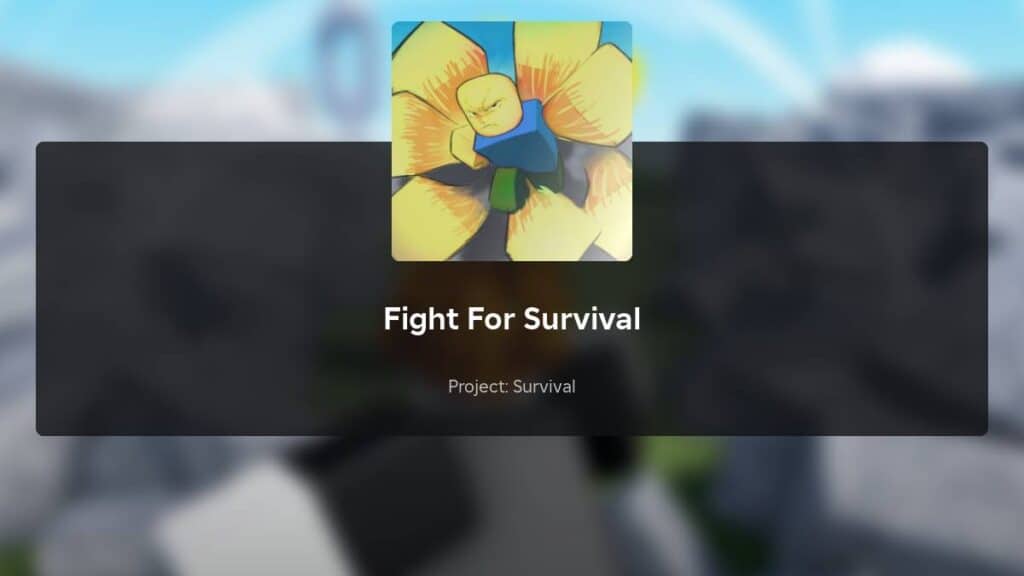 Roblox: Fight for Survival Codes (May 2024) Fight for Survival Codes