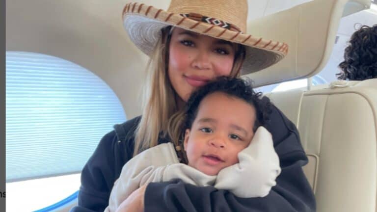 Khloé Kardashian Really Questioned The Paternity Of Her Son Khloe Kardashian and her son Tatum