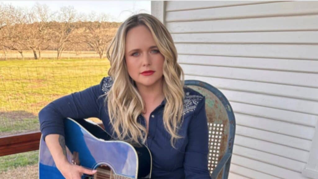 It’s a Good Thing Miranda Lambert and Blake Shelton Allegedly Avoided Each Other Miranda Lambert playing guitar
