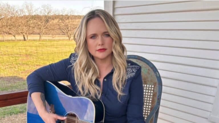 It’s a Good Thing Miranda Lambert and Blake Shelton Allegedly Avoided Each Other Miranda Lambert playing guitar