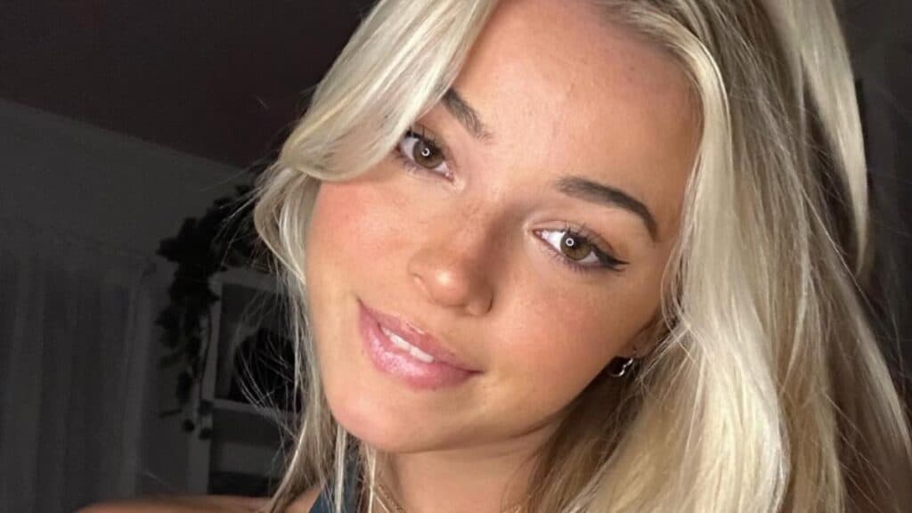 Gymnast Olivia Dunne In Tight Tank Sparks OnlyFans Frenzy Olivia Dunne close up
