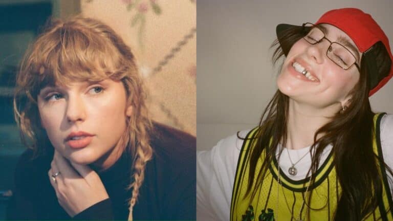 Fans React as Billie Eilish’s Manager Reposts Tweet Accusing Taylor Swift of Blocking Other Artists’ Shine Billie Eilish and Taylor Swift, Billie Eilish's manager