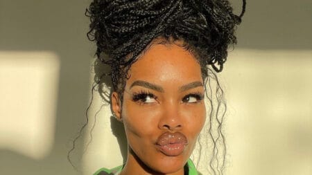 Teyana Taylor face card, Teyana Taylor in Cannes