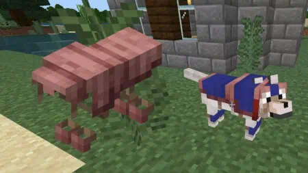 how to get and craft wolf armor in minecraft