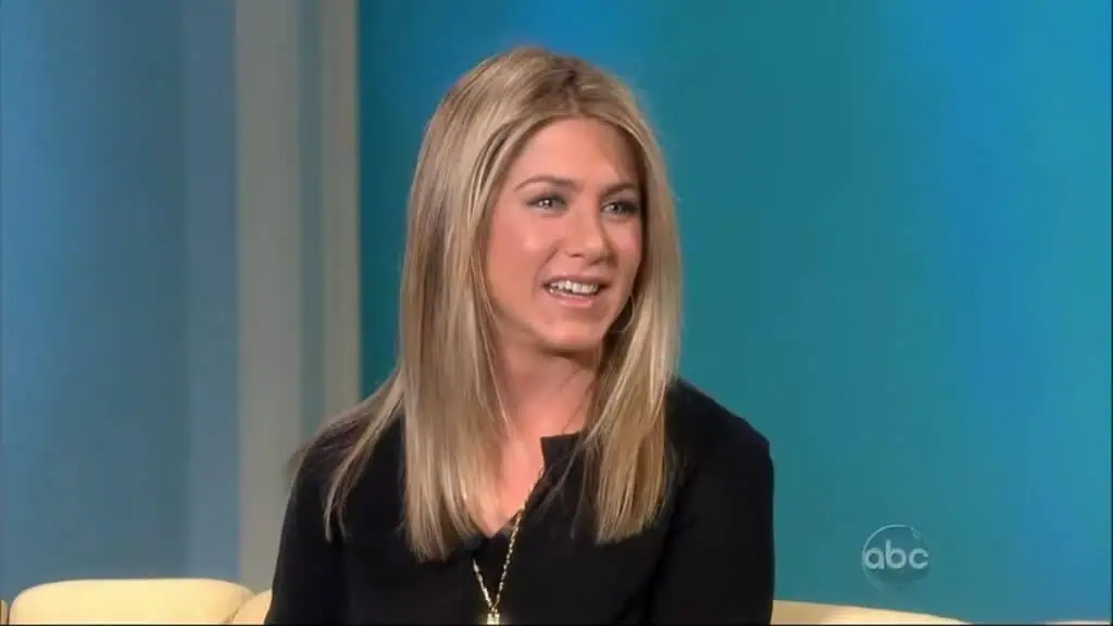 Jennifer Aniston on The View.