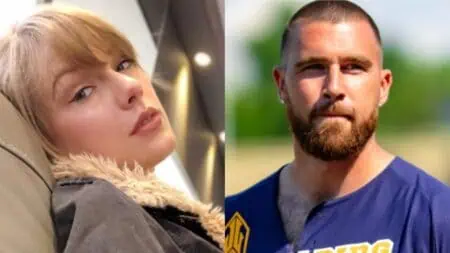 Taylor Swift and boyfriend Travis Kelce