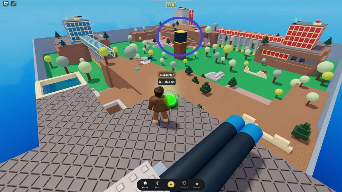 a tix in the cage on the class house map