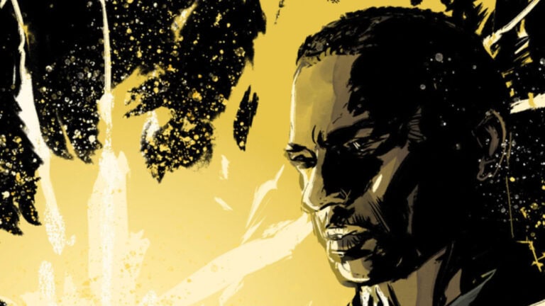 Does HBO’s Lanterns Have the Will to Elevate DC’s Favorite Space Cop? Green Lantern stands before a burst of yellow energy