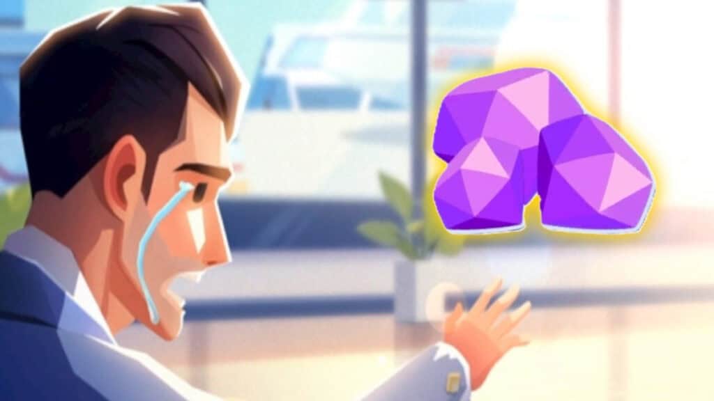 Idle Office Tycoon Codes to Make You the Ultimate Boss (June 2024) A crying businessman reaches for diamonds in Idle Office Tycoon