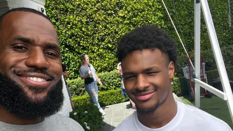 Lebron James’ Dream To Play with His Son Comes True as Lakers Select Bronny Lakers select Bronny James, LeBron James Bronny