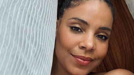 Sanaa Lathan black dress, Sanaa Lathan beautiful