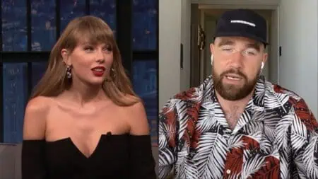 Travis Kelce New Heights and Taylor Swift interview