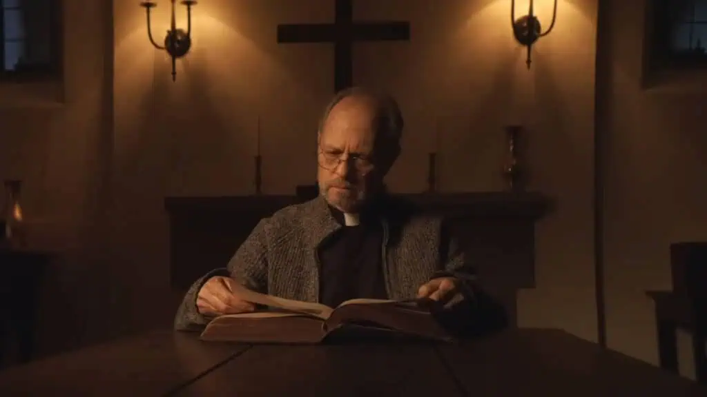 David Hyde Pierce in The Exorcism which might have a post-credits scene.