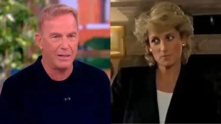 Kevin Costner and Princess Diana