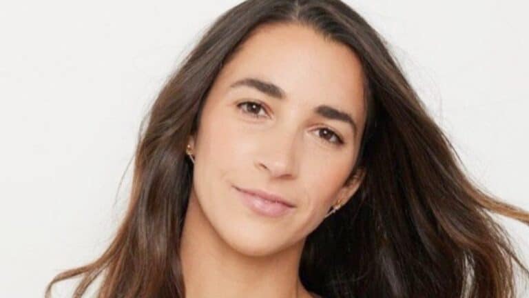 Aly Raisman smiles close up