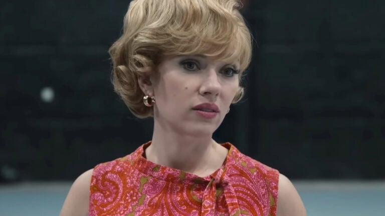 Does Fly Me to the Moon Have a Post-Credits Scene? Scarlett Johansson in Fly Me to the Moon which may or may not have a post-credits scene.