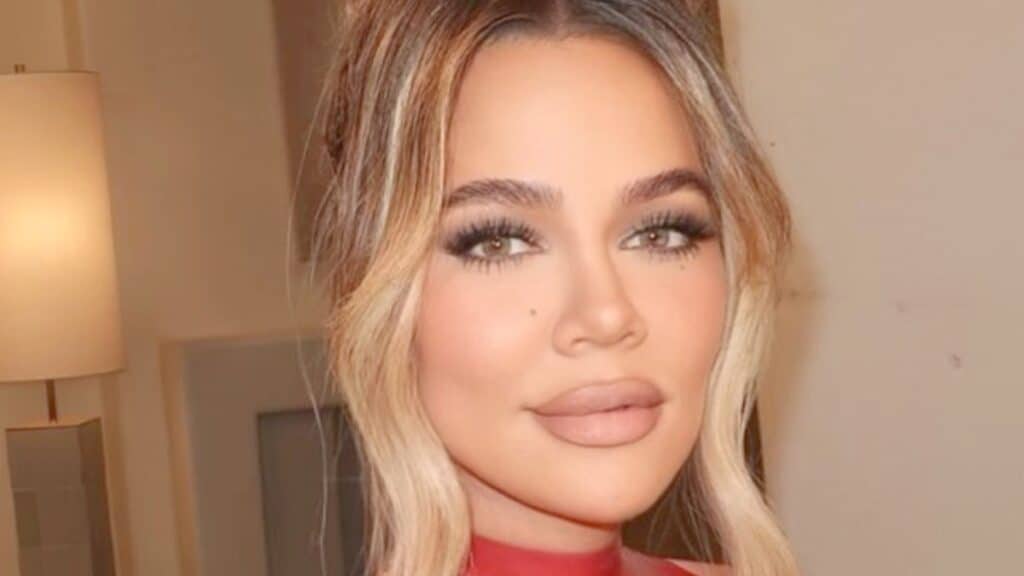 Khloe Kardashian close up