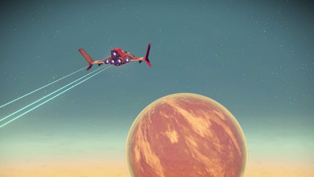 No Man's Sky Flying Away