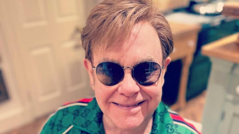 Elton John Causes a Stir With Bizarre Act at a Shoe Store in France Elton John bizarre act