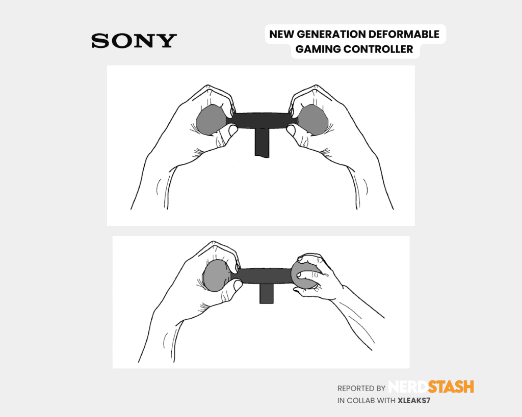 Sony deformable controller (drawings from the patent)