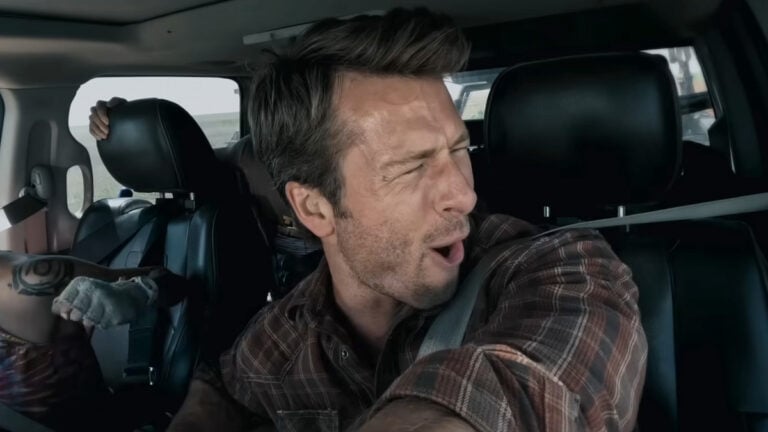 Does Twisters Have a Post-Credits Scene? Glen Powell in Twisters which may or may not have a post-credits scene.