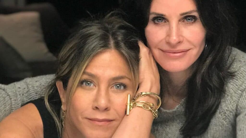 Jennifer Aniston and Courteney Cox