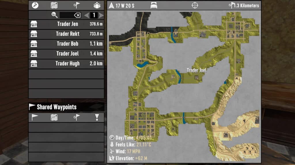 Wasteland Points of Interest for Scrap Polymers in 7 Days to Die