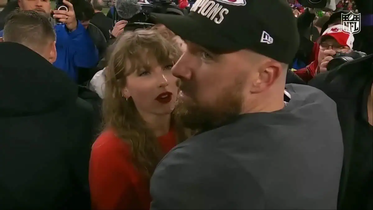 Taylor Swift Not ‘Football Appropriate’ as She Makes Out with Travis Kelce in Front of Their Fathers: ‘It Doesn’t Look Natural’