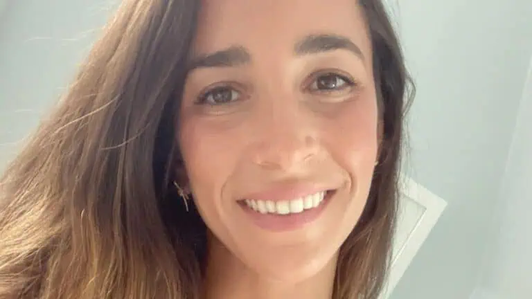 Aly Raisman smiles close up