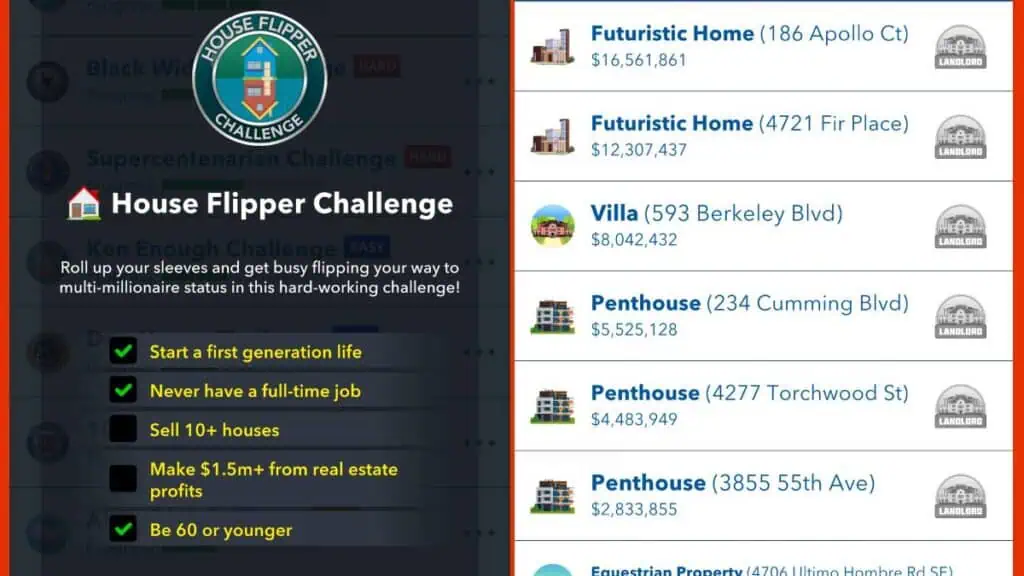 BitLife: How to Complete the House Flipper Challenge