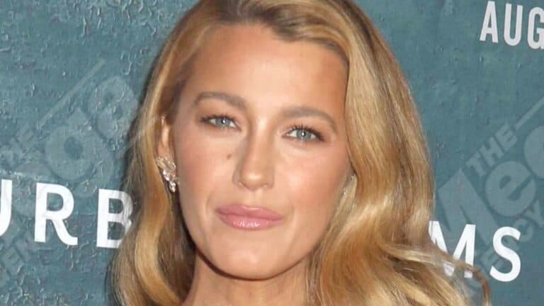 Blake Lively Told Sheer Mesh Dress Better Suited For ‘Pool Party’ Blake Lively poses close up