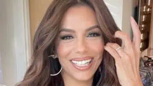 Eva Longoria smiles close up