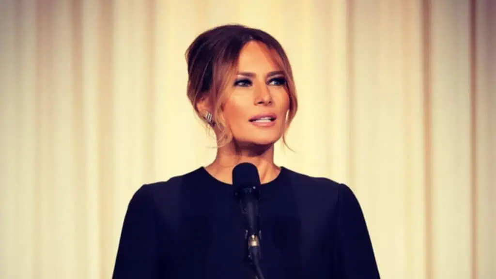 Melania Trump is being accused of plagiarizing the cover of her upcoming memoir.