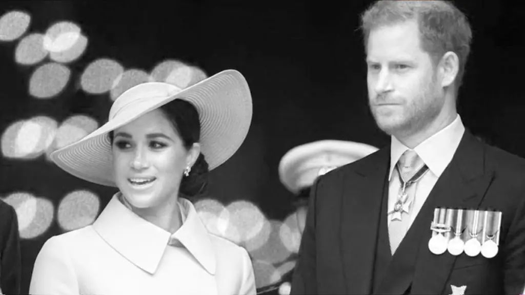 Prince Harry and Meghan Markle Attending an Event