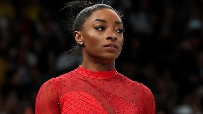 Simone Biles Challenges Court Ruling Following Heartbreaking Olympic Strike: ‘We Saw What You Did’ Simone Biles in a red leotard at the Paris Olympics