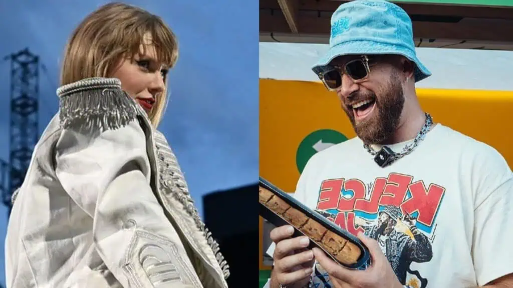 Taylor Swift and Travis Kelce