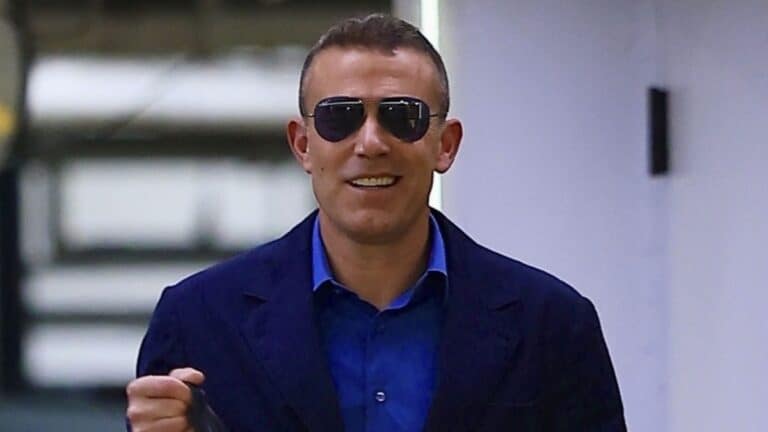 Ben Affleck is all smiles as he arrives at work in Beverly Hills