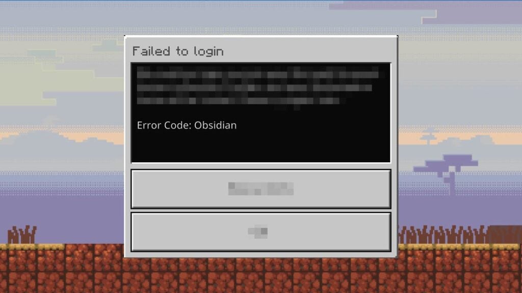 How to Fix Error Code Obsidian in Minecraft How to Fix Error Code Obsidian in Minecraft