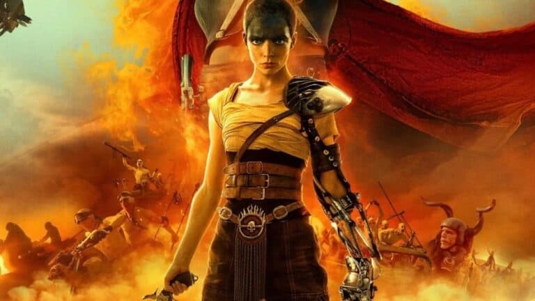 The cropped poster for Furiosa: A Mad Max Saga