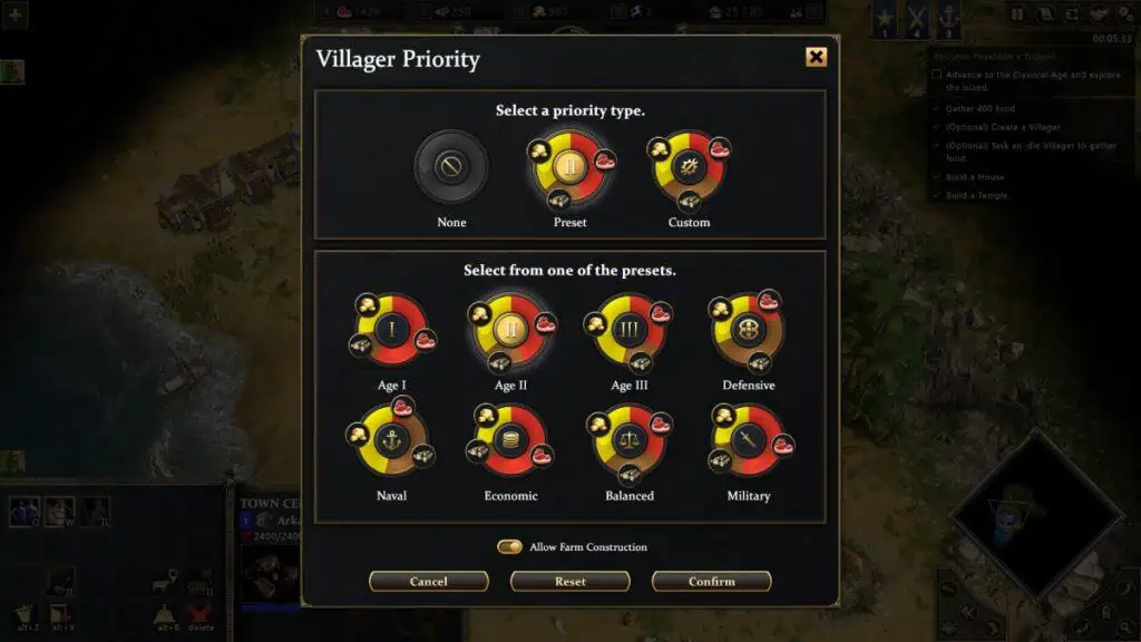 Villager Priority System