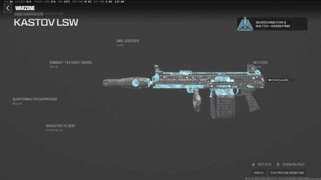 Best Kastov LSW Loadout in MW3 and Warzone Season 6