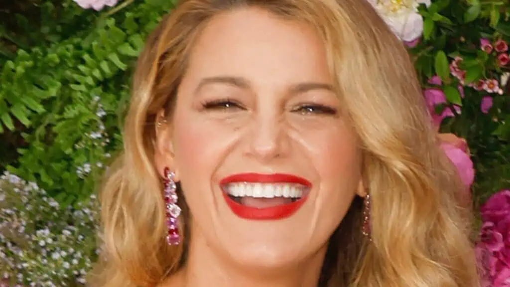 Blake Lively smiles close up