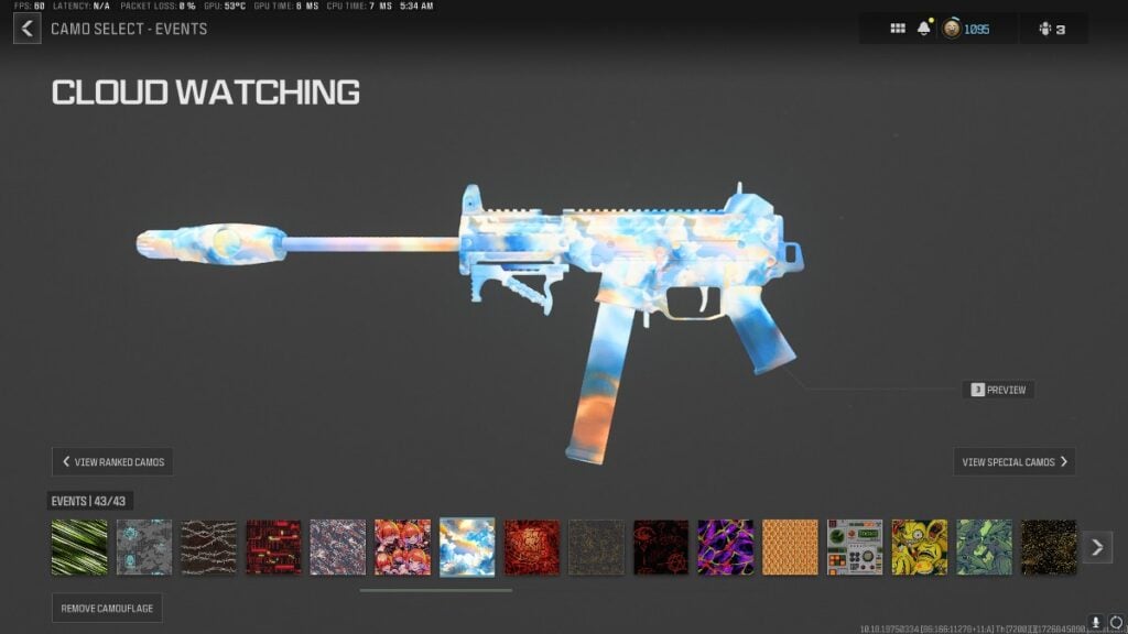 How To Unlock The ‘Cloud Watching’ Camo in Warzone and MW3